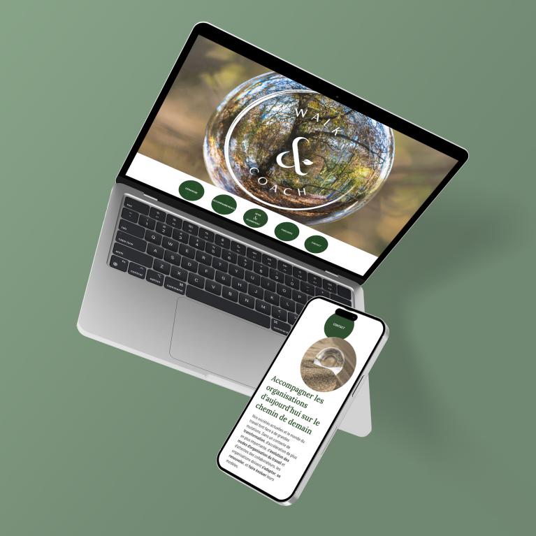 Walk and coach site web responsive