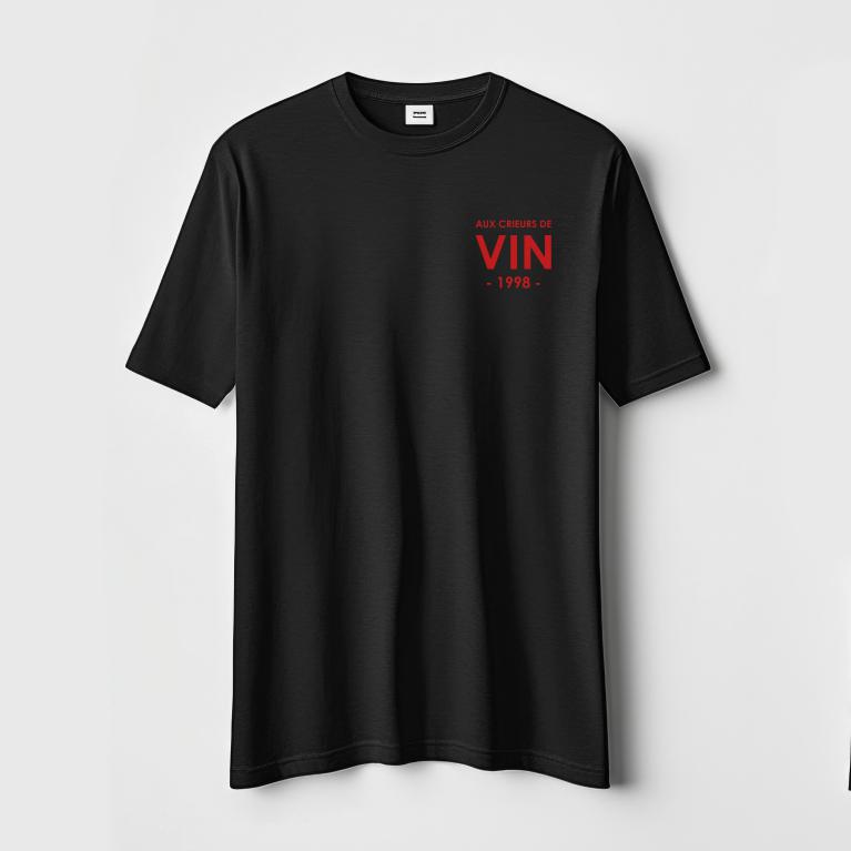 Crieurs de vin T-shirt bio impression Aube