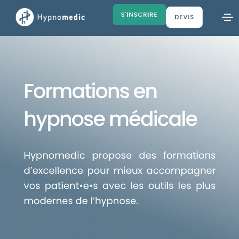 Création template web design hypnose