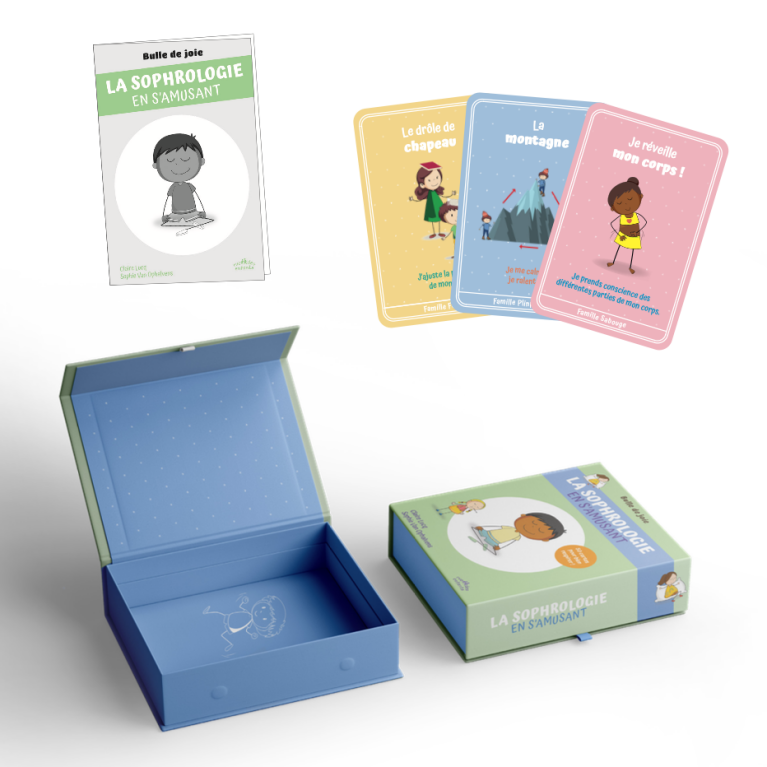 Boite jeu sophrologie et yoga pour enfant