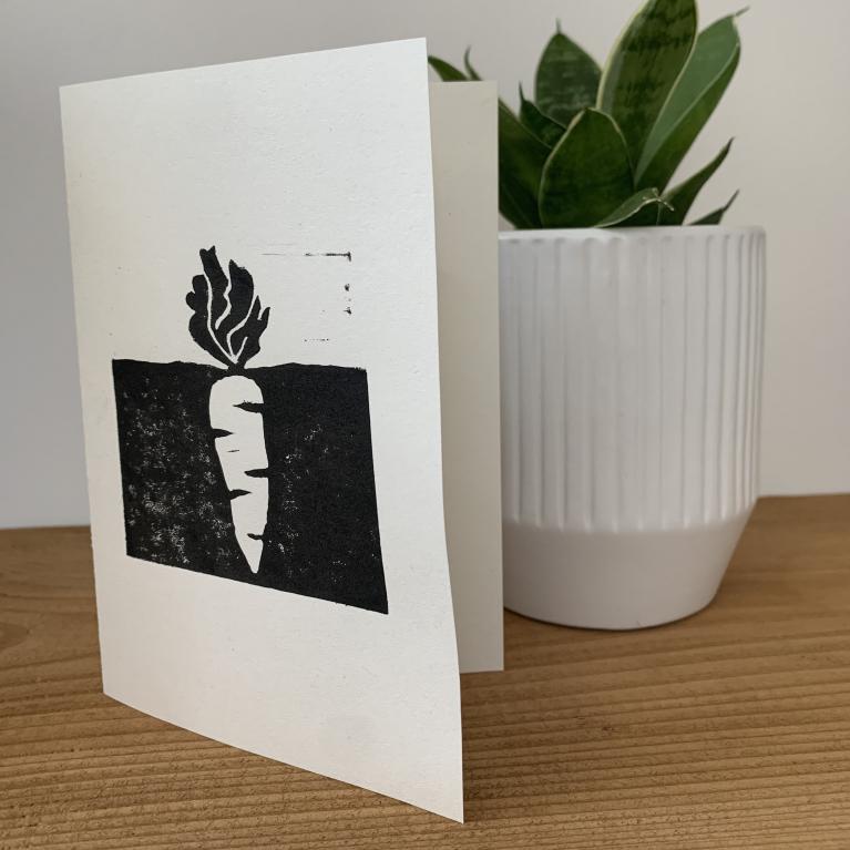 Affiche artisanale Troyes cadeau