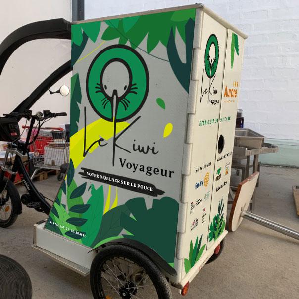 Kiwi bar Troyes Identité visuelle